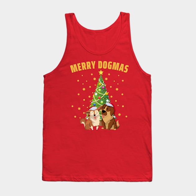 Merry Dogmas Tank Top by soulfulprintss8